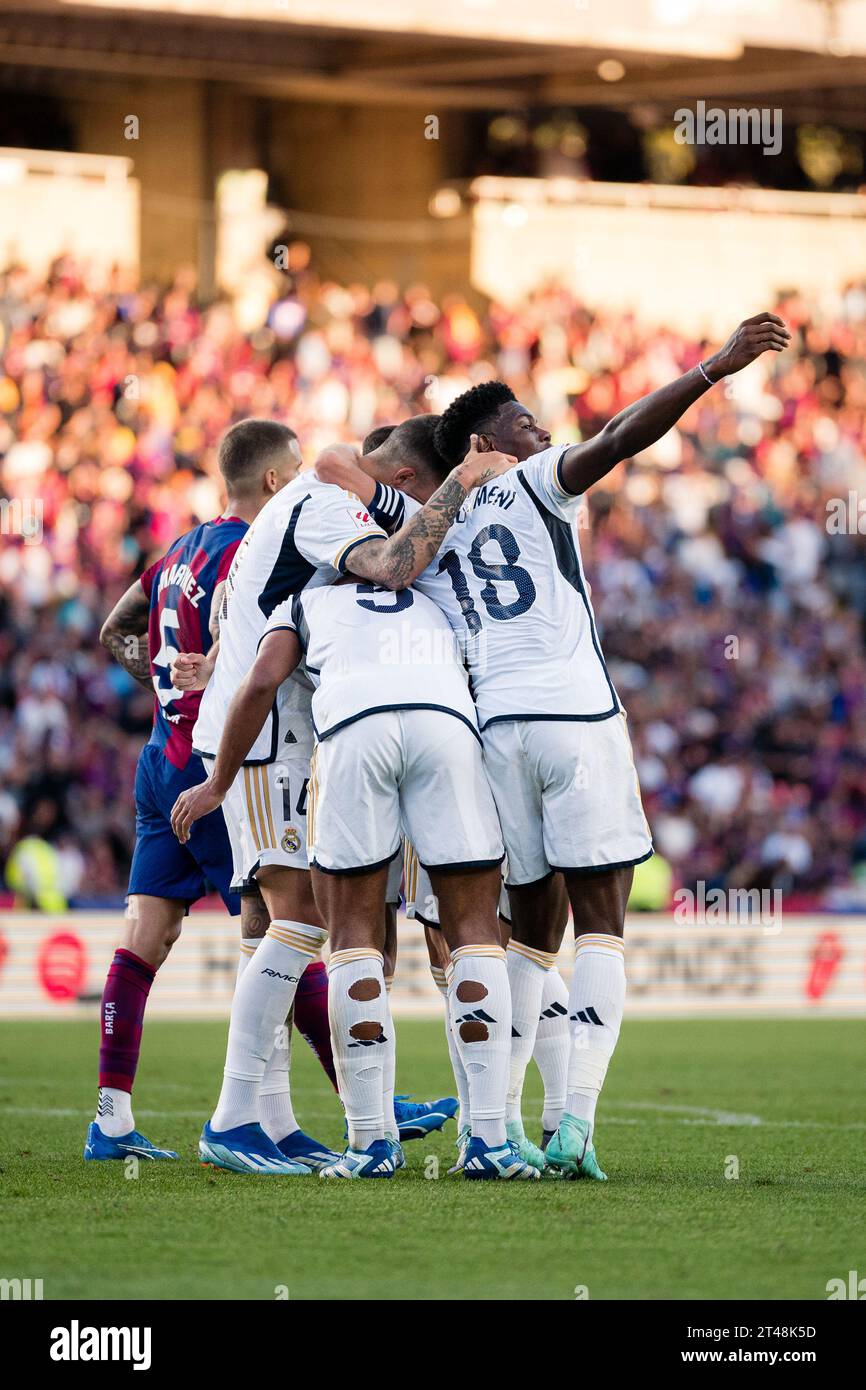 Barcelona, Spanien, 28. Oktober 2023. Spanische LaLiga EA Sports: FC Barcelona gegen Real Madrid CF. Quelle: Joan G/Alamy Live News Stockfoto