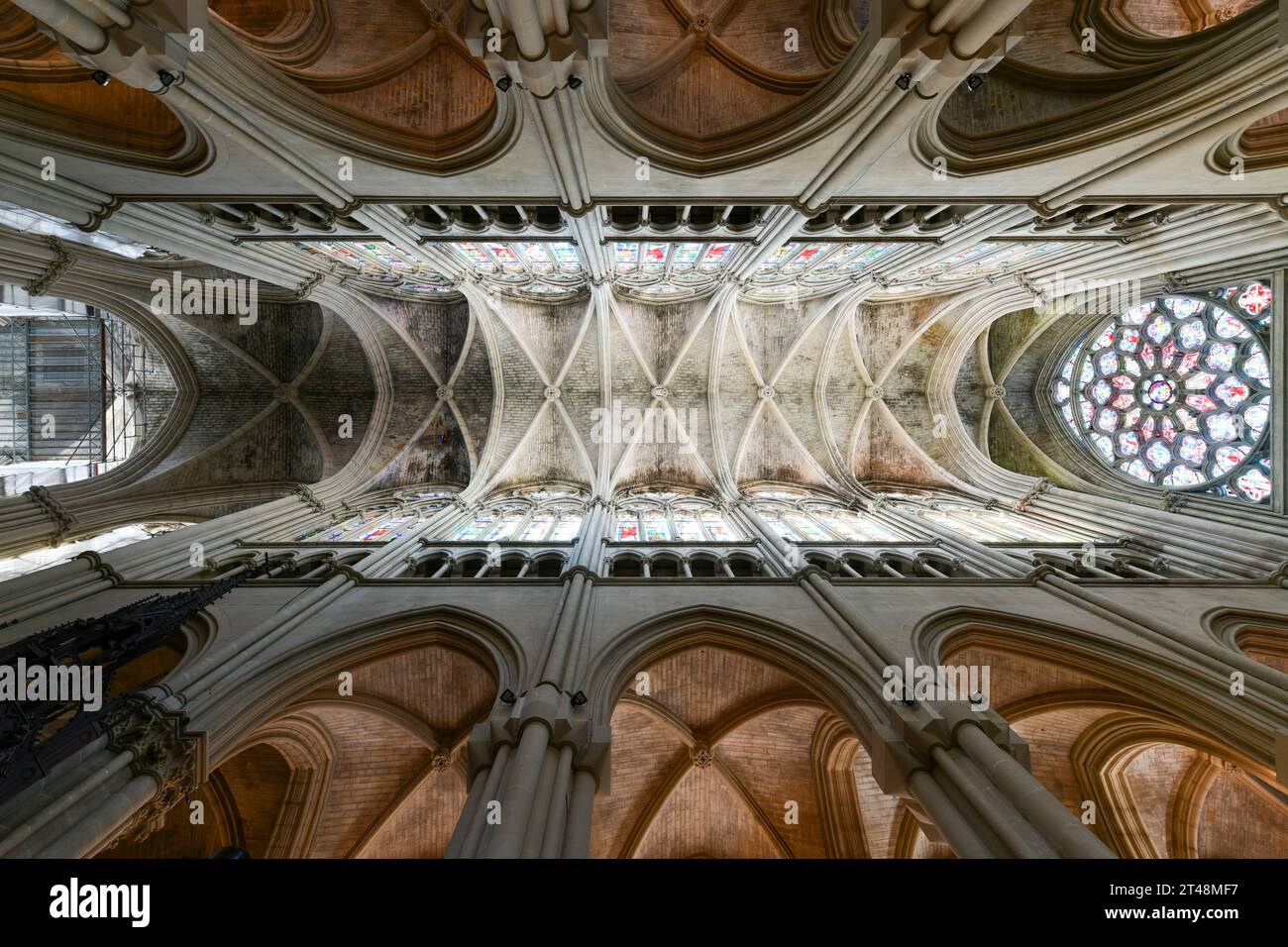 Marseille, Frankreich - 14. Juli 2022: Eglise Saint-Vincent-de-Paul, römisch-katholische Kirche in Marseille, Frankreich. Stockfoto