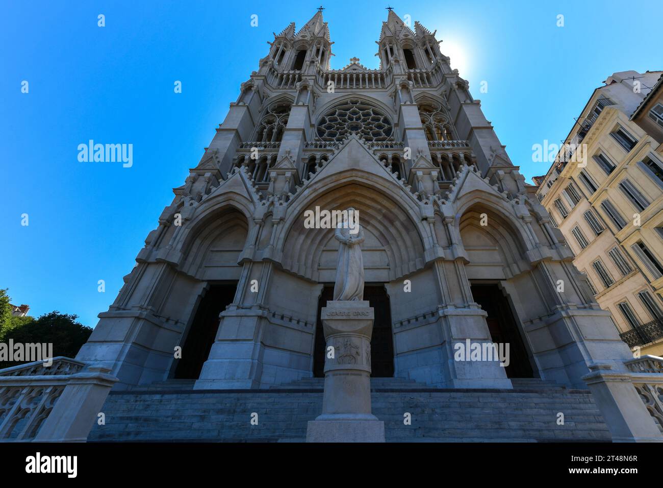 Eglise Saint-Vincent-de-Paul, römisch-katholische Kirche in Marseille, Frankreich. Stockfoto