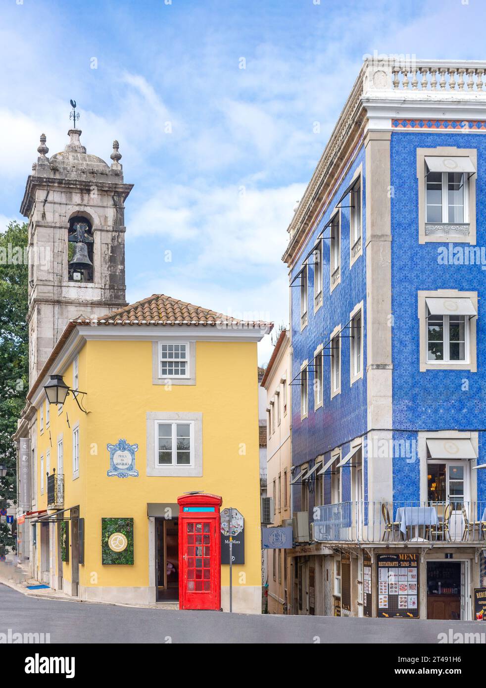 Praca de la Republica, Sintra, Region Lissabon, Portugal Stockfoto