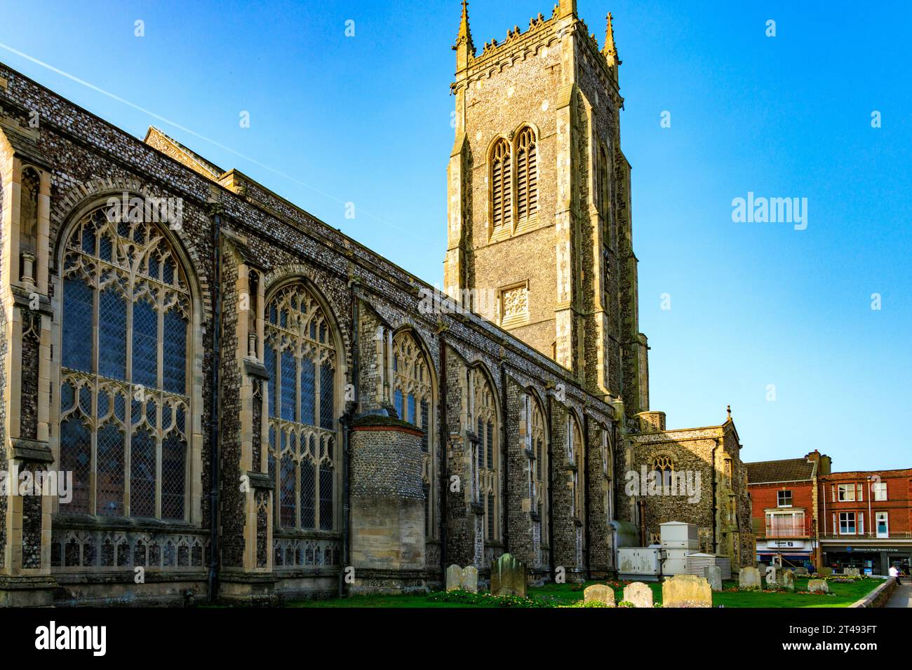 Die Pfarrkirche St. Peter und St. Paul in Cromer, Norfolk, England, Großbritannien Stockfoto