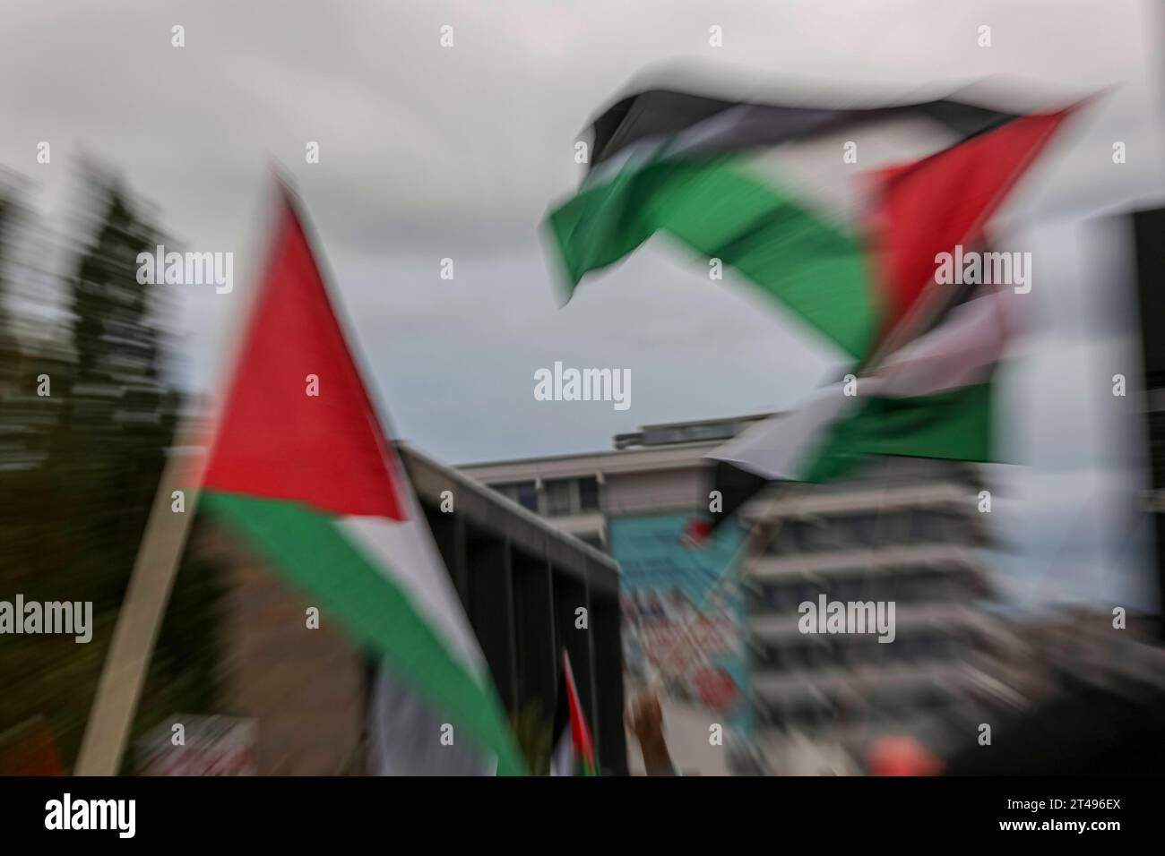 29.10.2023, Pro-Palästina Kundgebung, Nürnberg: In Solidatität mit den Menschen in Gaza versammelten sich in Nürnberg um 500-700 Menschen zu einer pro-palästinenstischen Demonstration auf dem Dr. Peter Schönlein Platz. Als prägendes Narrativ war der israelbezogene Antisemitismus des Kindermörder Israel propagiert. Dr. Peter-Schönlein-Platz Bayern Deutschland Pro-Palästina-Demonstration Nürnberg 29.10.2023-09 *** 29 10 2023, Pro-Palästina-Demonstration, Nürnberg in Solidarität mit dem Volk von Gaza versammelten sich rund 500 700 Menschen in Nürnberg zu einer pro-Palästina-Demonstration gegen Dr. Peter Schönlein Stockfoto