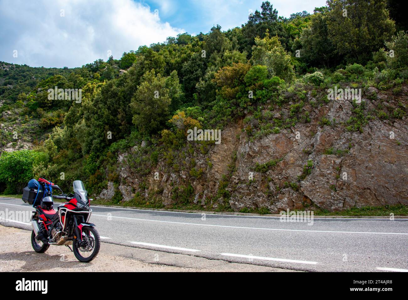 SS125 Orientale Sarda Road - Sardinien - Italien Stockfoto