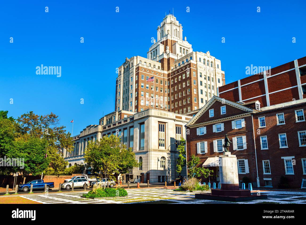 United States Custom House, ein historisches Art déco-Gebäude in Philadelphia, Pennsylvania, USA Stockfoto