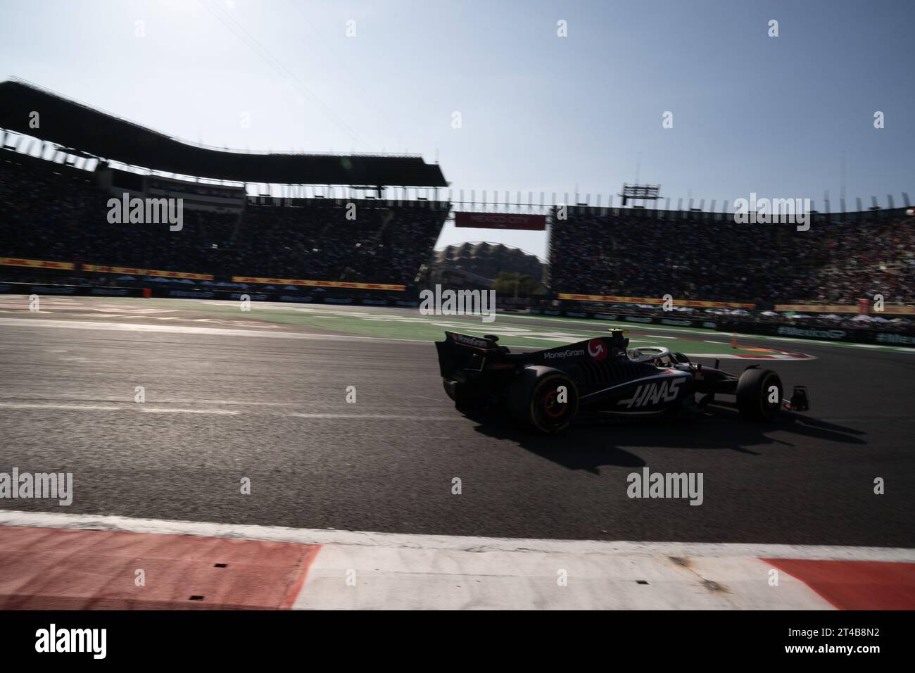 Großer Preis Von Mexiko-Stadt, Mexiko. Oktober 2023. Nico HŸlkenberg fährt für Haas-Ferrari in Wagen 27. Quelle: Lexie Harrison-Cripps/Alamy Live News Stockfoto