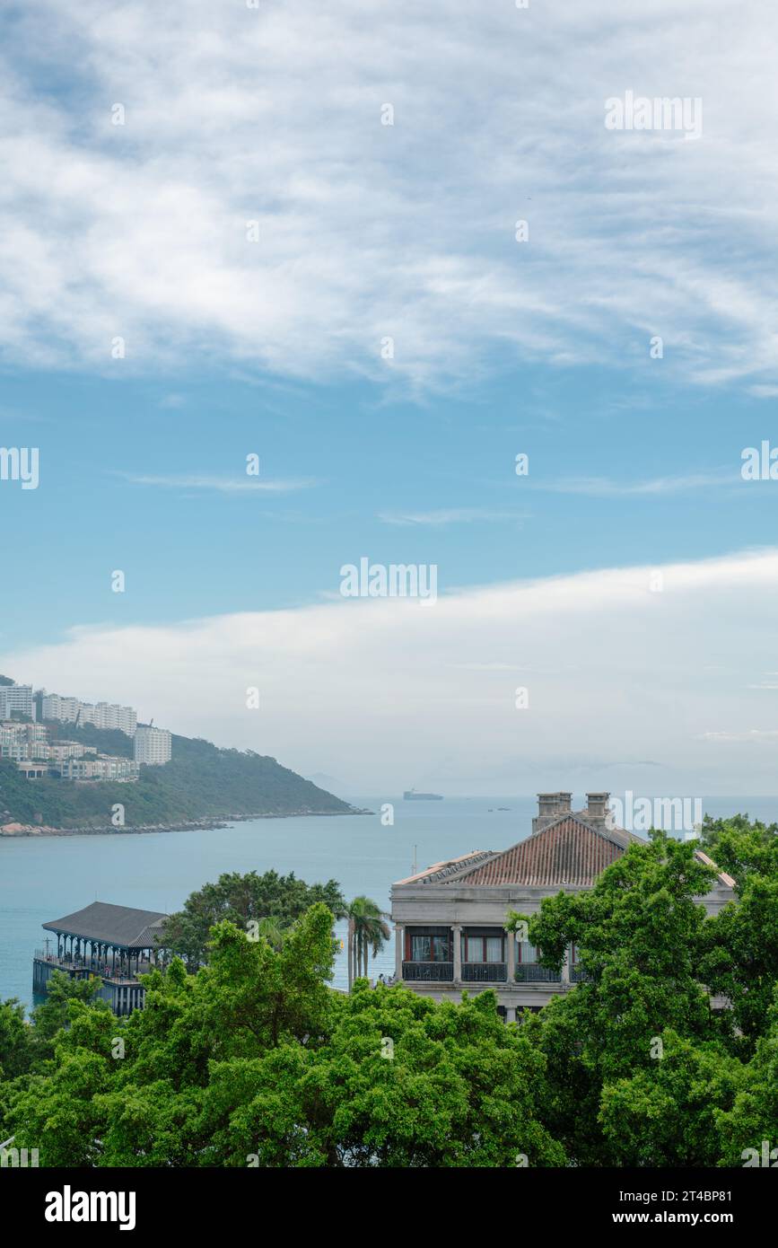 Blick auf die Stanley Bay in Hongkong Stockfoto