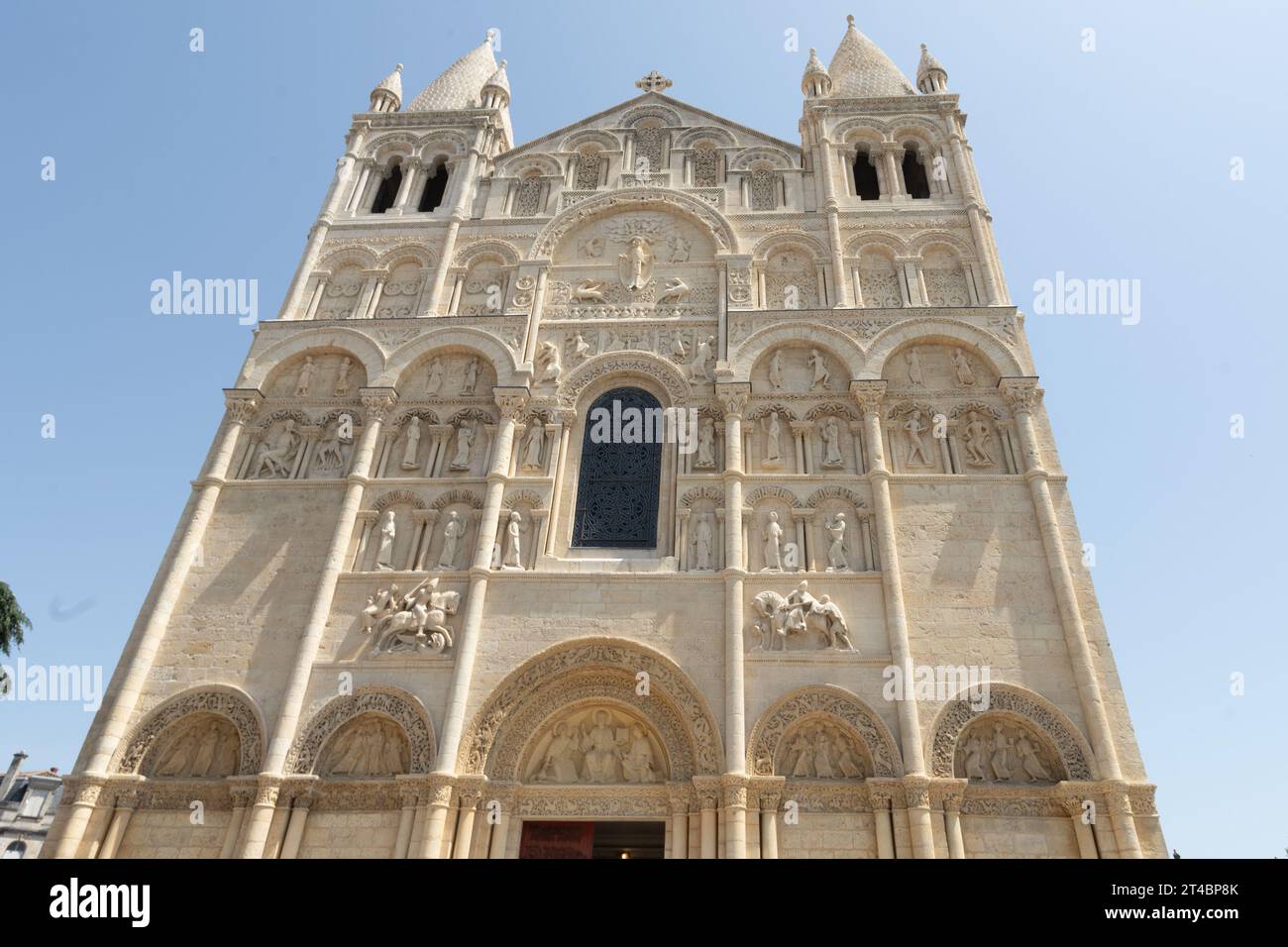 Cathédrale Saint Pierre Angouleme Stockfoto