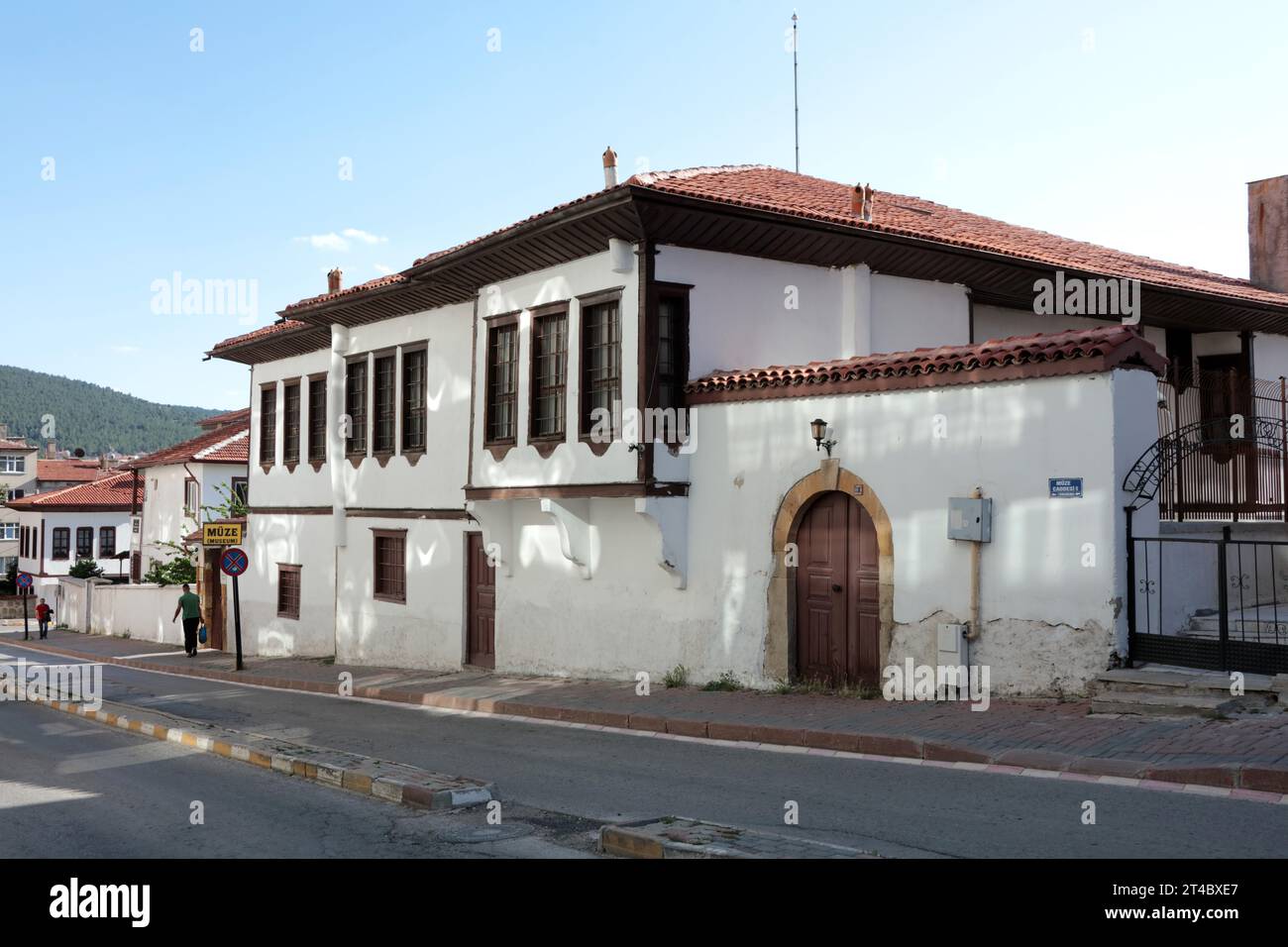 Nizamoglu Mansion wurde 1871 während der osmanischen Zeit erbaut. Das Herrenhaus wird derzeit vom Yozgat Museum genutzt. Yozgat, Türkei. Stockfoto