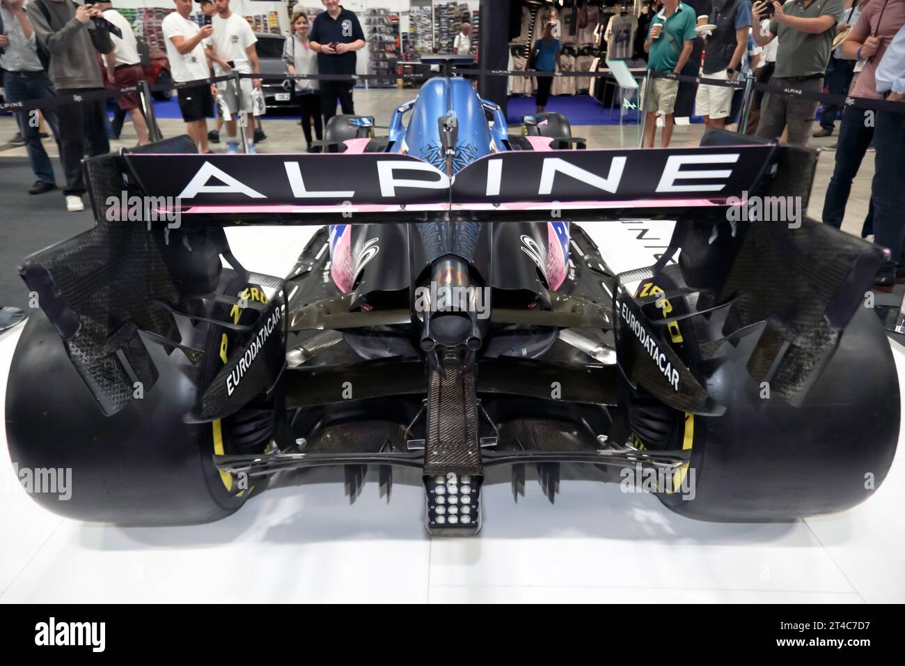 Daniel Riccardos 2020, RS20 Renault F1 Team Car, ausgestellt auf der British Motor Show 2023 Stockfoto