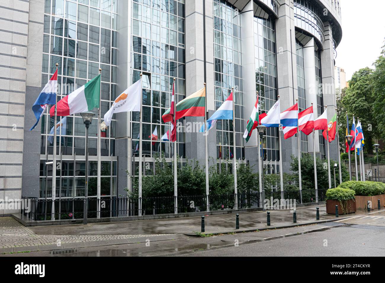 Europäisches Parlament In Brüssel Stockfoto