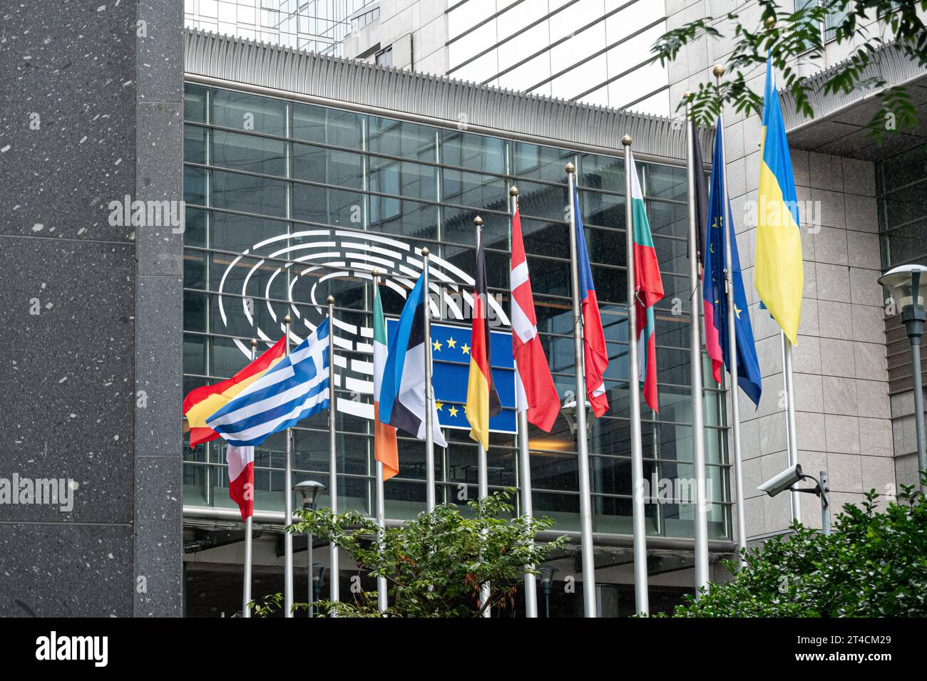 Europäisches Parlament In Brüssel Stockfoto