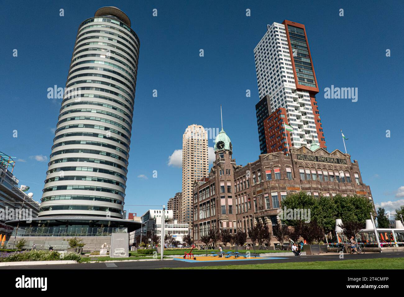 Rotterdamer Architekturen Stockfoto