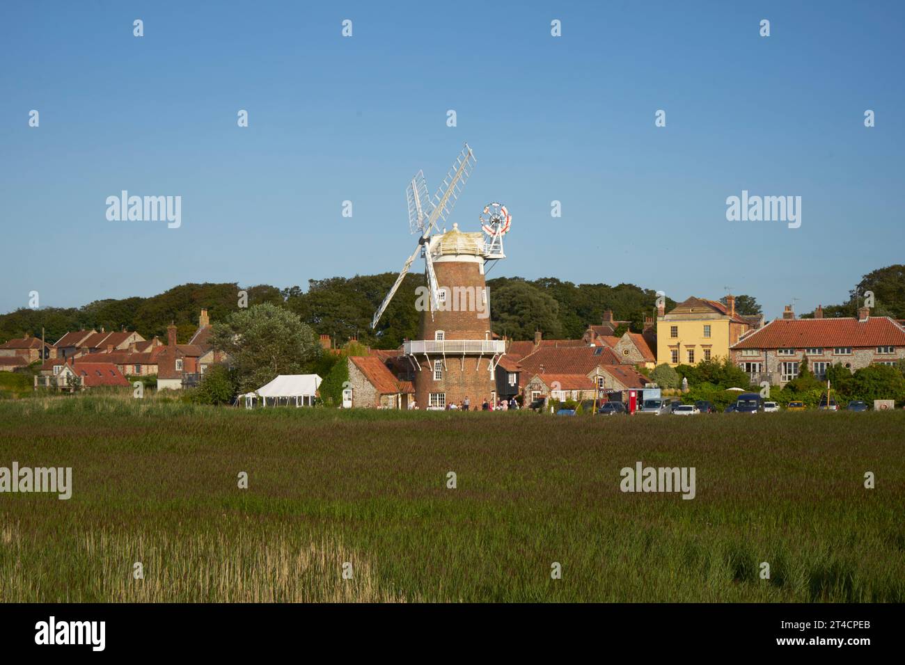 Cley Windmill, in der Nähe von Blakeney, Norfolk Stockfoto