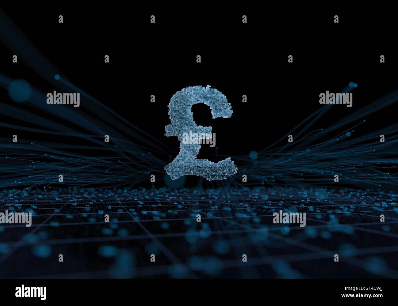 Pound Sign Wireless Network Smart Technology Datenelektronik Technologie Stockfoto