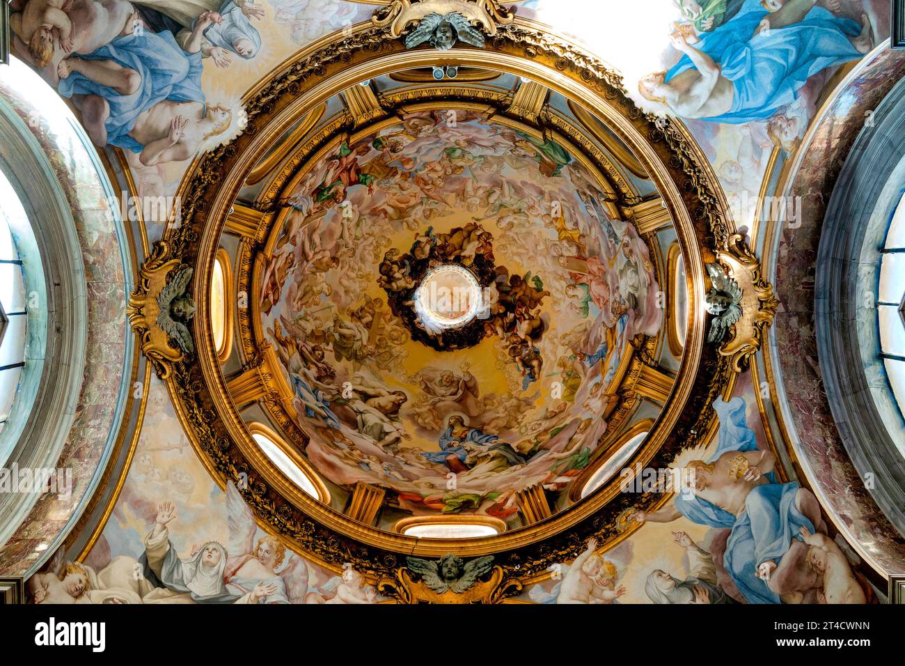 Kuppel der Elci-Kapelle in der Basilika Santa Sabina, Rom, Italien Stockfoto