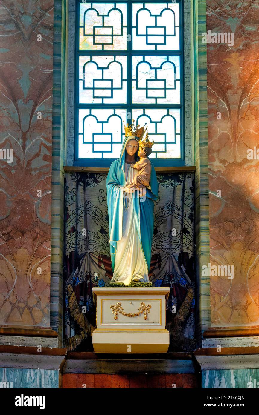 Das Innere der Kirche Gran Madre di Dio, Rom, Italien Stockfoto