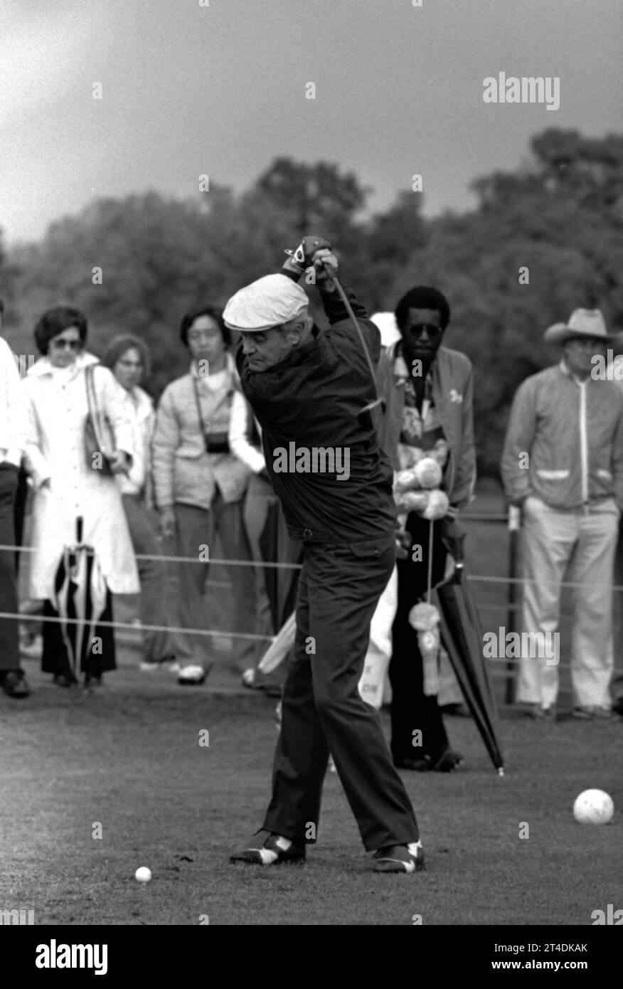 THE GLEN CAMPBELL LOS ANGELES IM RIVIERA COUNTRY CLUB, PACIFIC PALISADES; Februar 1979 ; JACK LEMMON Credit: Lynn McAfee / Performing Arts Images www.performingartsimages.com Stockfoto