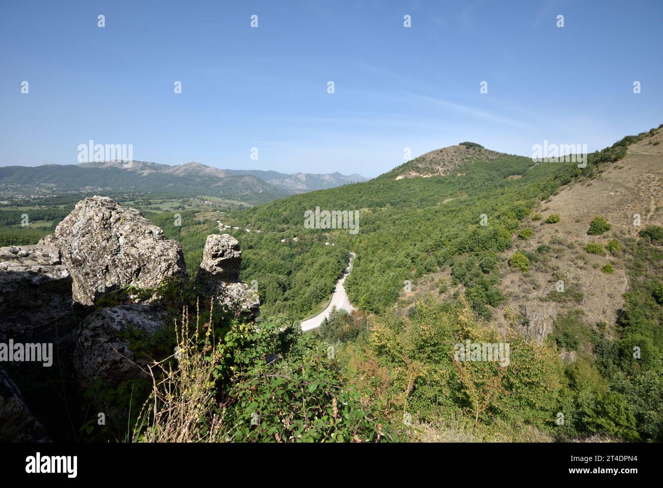Sasso di Castalda, Basilicata, Italien Stockfoto