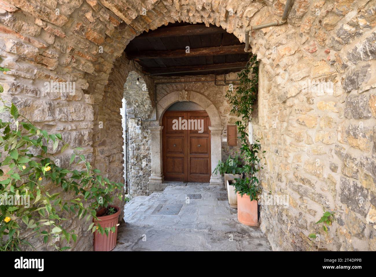 Sasso di Castalda, Basilicata, Italien Stockfoto