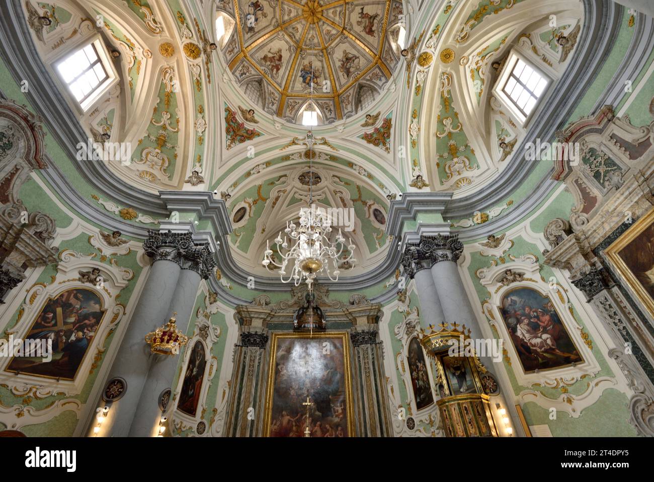 Fegefeuer, Kircheninnere, Matera, Basilikata, Italien Stockfoto