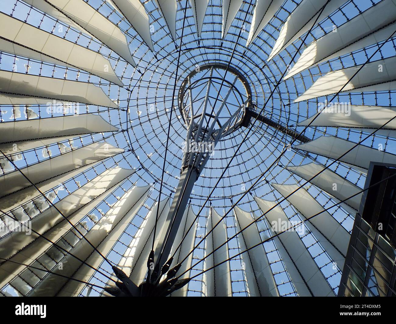 Top des sony Centers in berlin Stockfoto