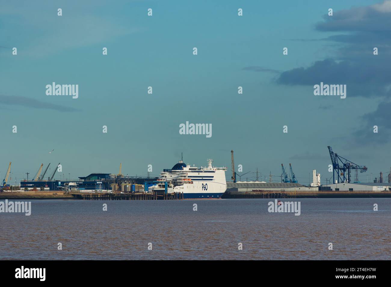 Malerisches Foto vom Meer in Großbritannien Stockfoto