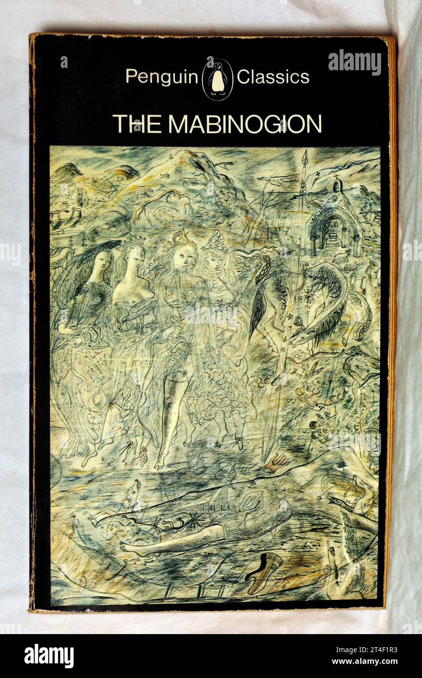 Die Mabinogion. Penguin Classics Edition. Bucheinband auf weißem Hintergrund. Stockfoto