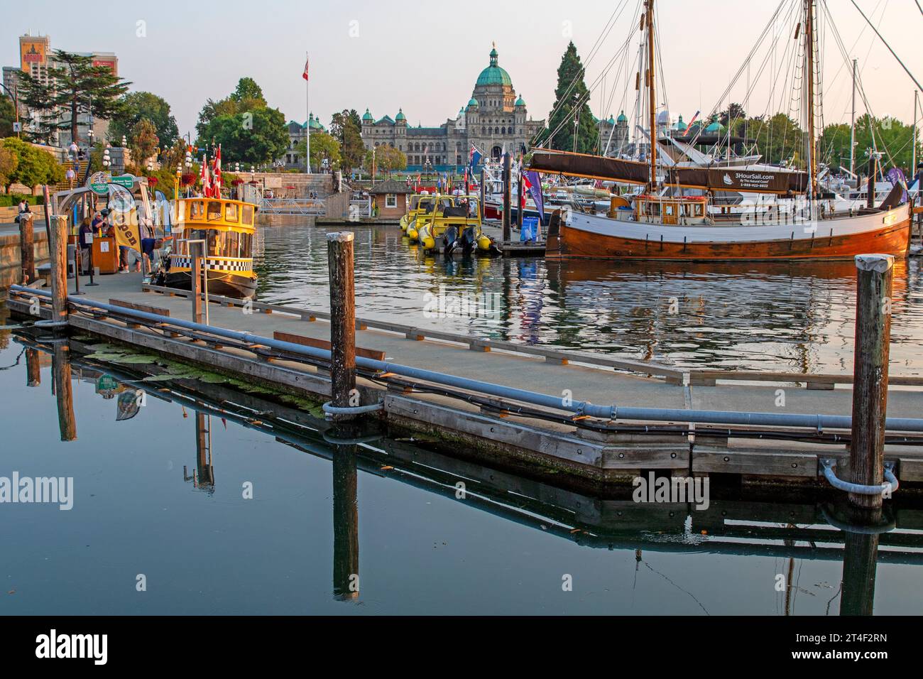 Innenhafen, Victoria, Vancouver Island Stockfoto
