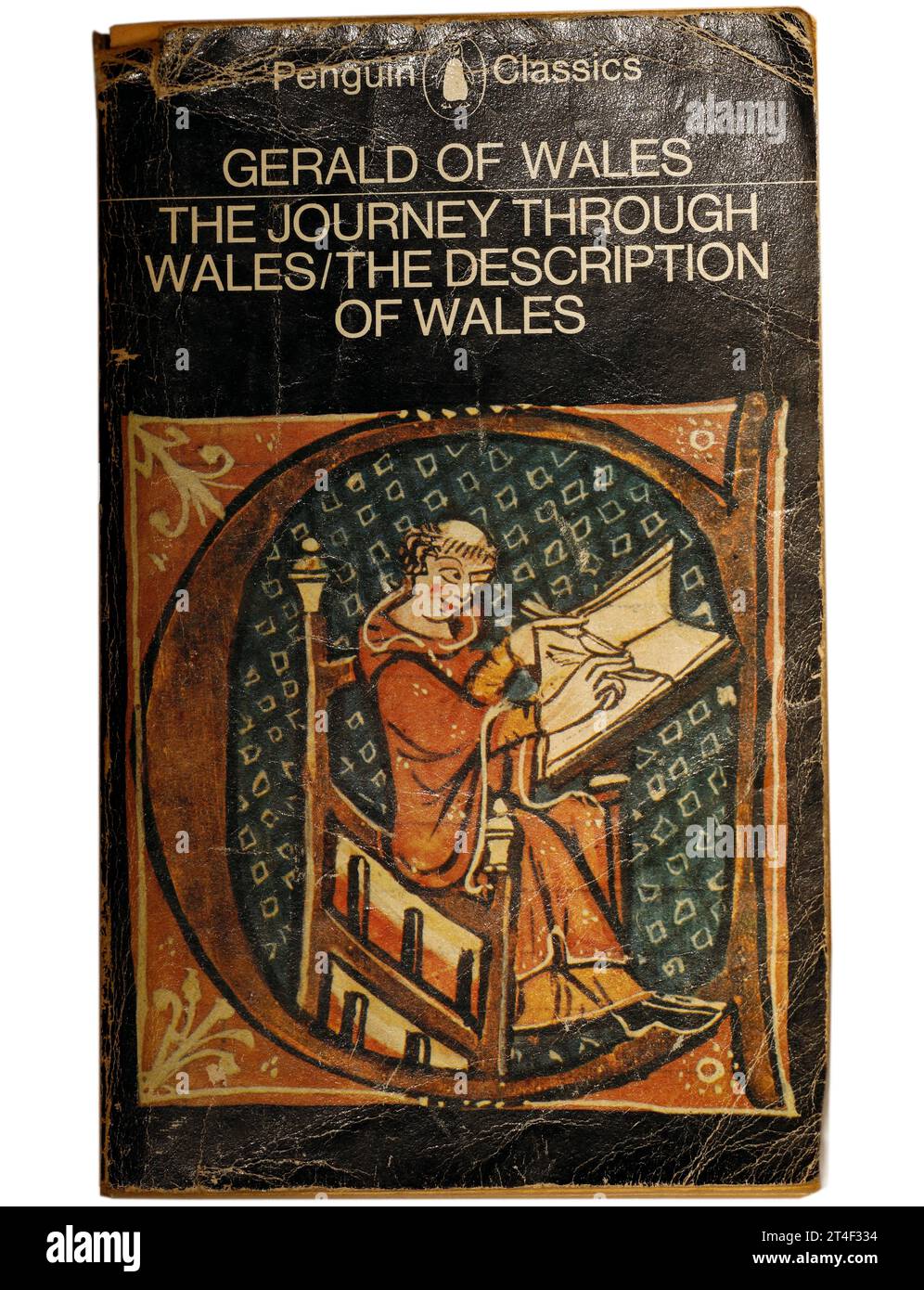 Gerald of Wales - die Reise durch Wales / die Beschreibung von Wales, Pinguin Klassiker. Bucheinband auf weißem Hintergrund. Stockfoto