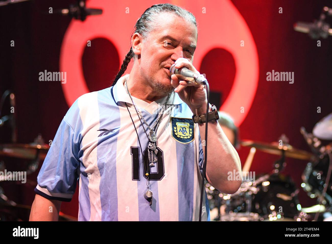 Mike Patton tritt live mit Mr. Bungle auf Stockfoto