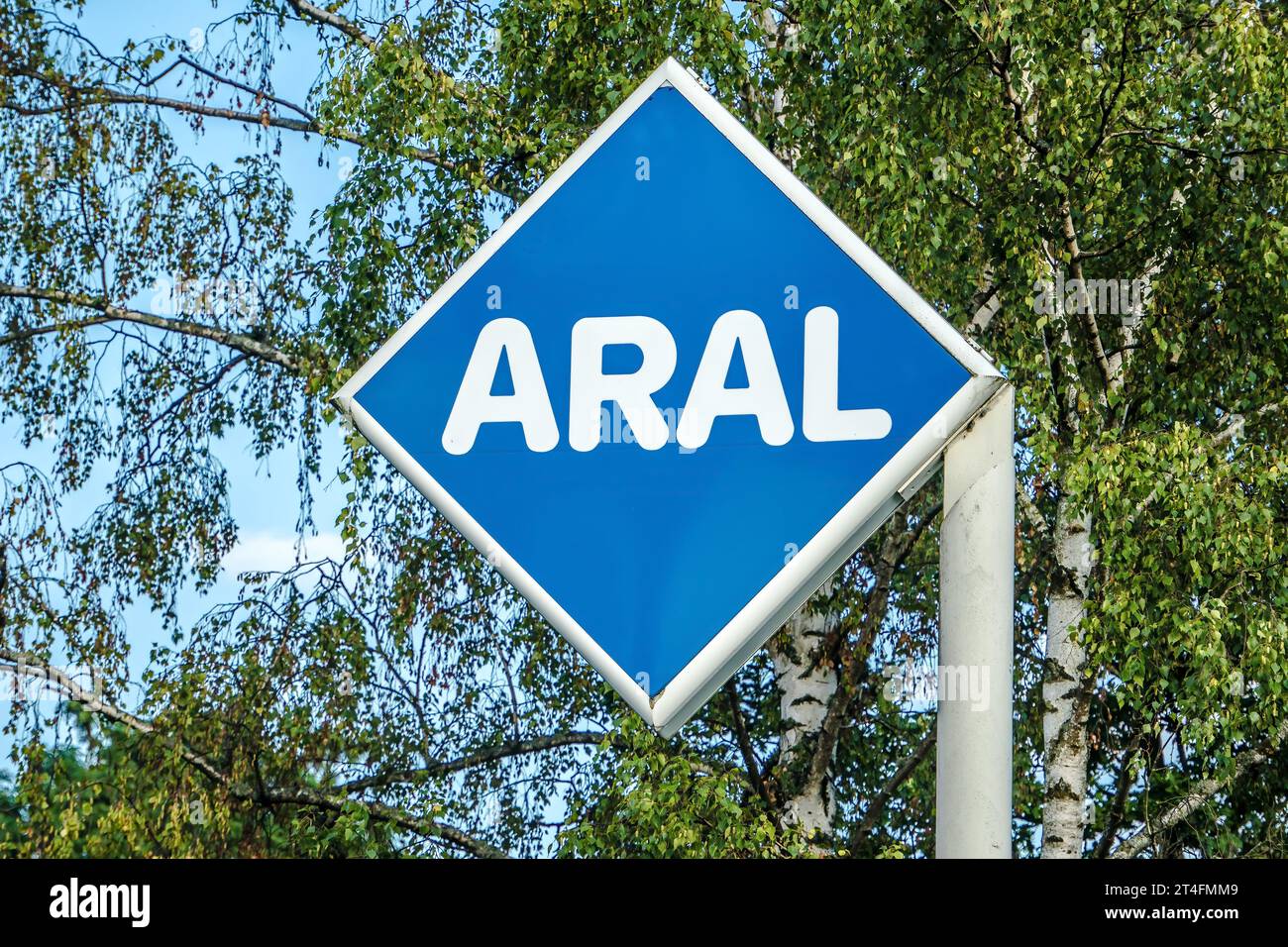 Aral Tankstelle. Aral ist eine Marke fr Kraftstoffe und Tankstellen in  Deutschland und Luxemburg. Aral ist Eigentum von BP Stockfotografie - Alamy
