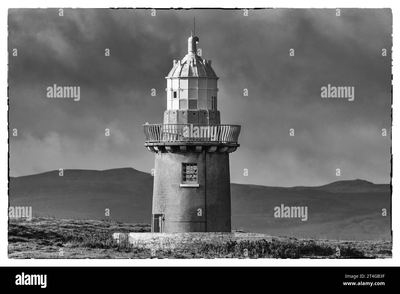 Oyster Island Lighthouse, Rosses Point, County Sligo, Irland. Stockfoto