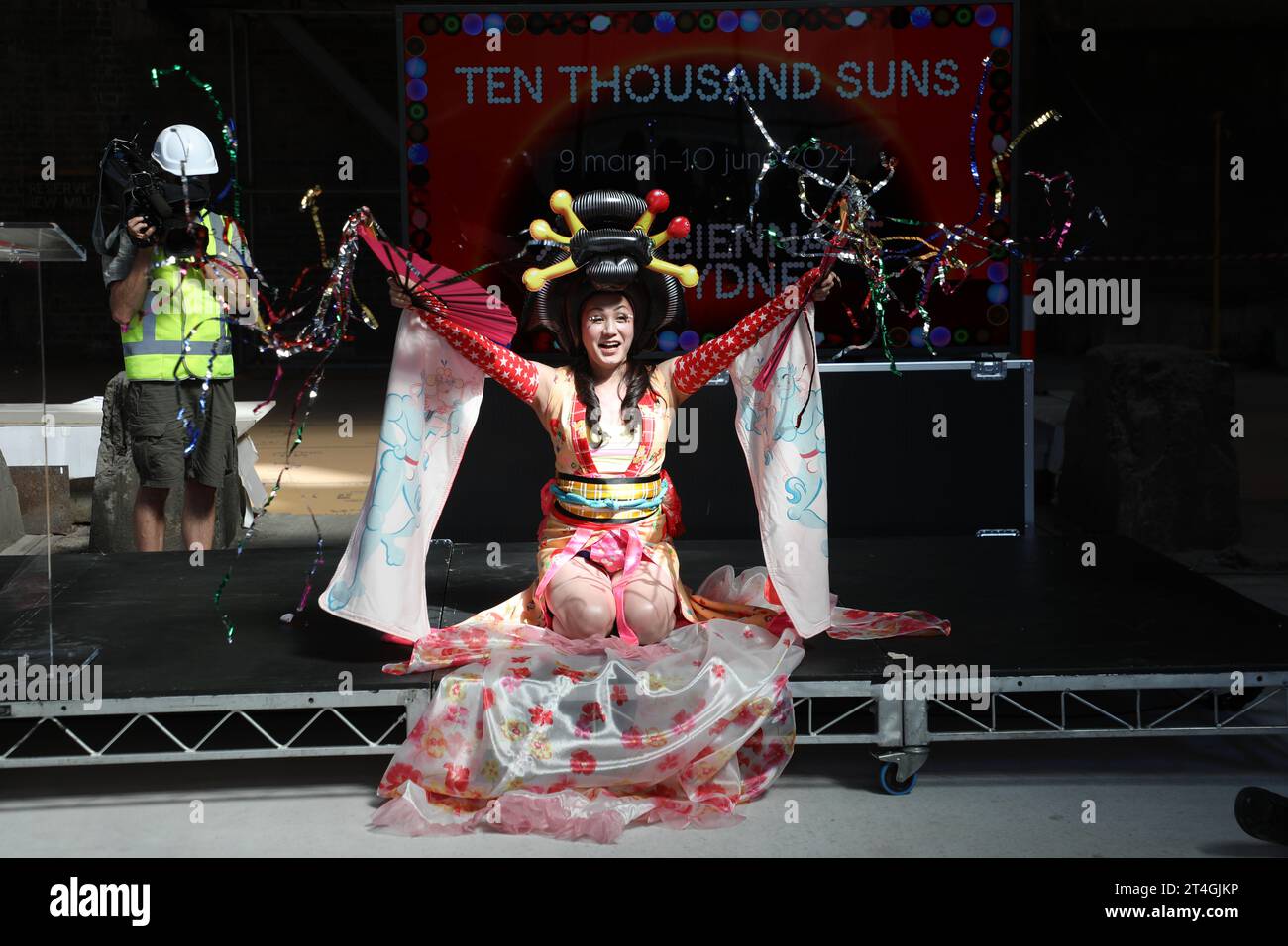 Sydney, Australien. 31. Oktober 2023. Die Biennale von Sydney hat heute bekannt gegeben, dass die Künstler, Schauplätze und das erste Programm für die Ausgabe 2024 mit dem Titel Ten Thousand Sonnen vom 9. März bis 10. Juni 2024 kostenlos der Öffentlichkeit präsentiert werden. Im Bild: Maru Yako. Richard Milnes/Alamy Live New Stockfoto