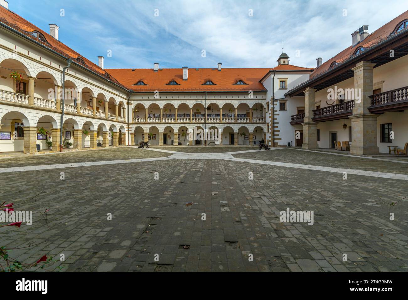 Königsschloss in Niepolomice, Polen. Stockfoto