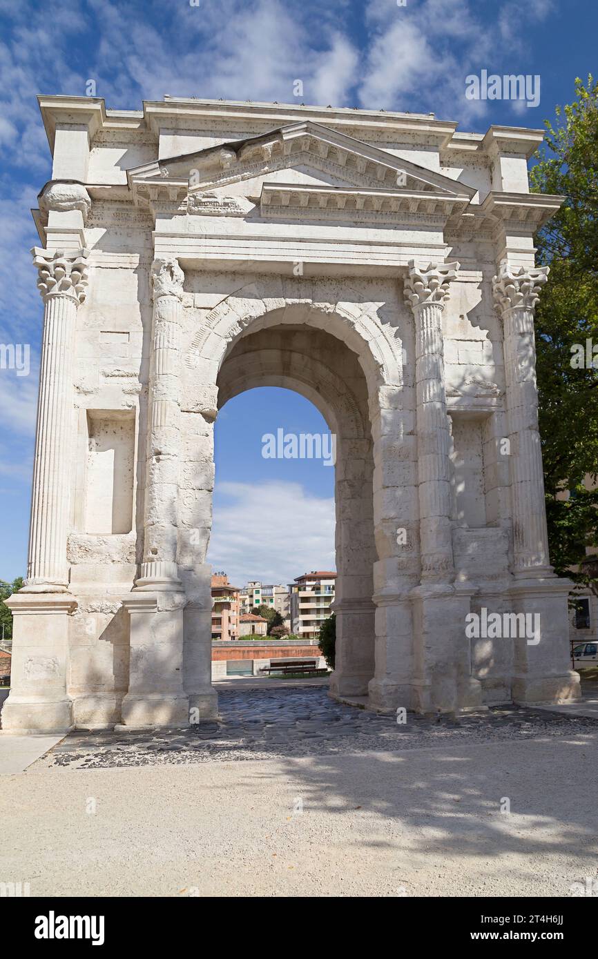 Arco dei Gavi in Verona, Italien. Stockfoto