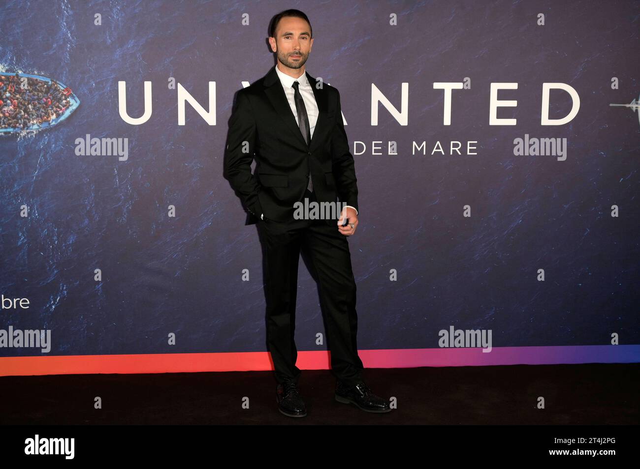 Marco Palvetti bei der Premiere der Sky Serie unerwünscht - Ostaggi del Mare im Cinema Barberini. Rom, 30.10.2023 *** Marco Palvetti bei der Premiere der Sky-Serie unerwünschte Ostaggi del Mare im Cinema Barberini Rome, 30 10 2023 Foto:XA.XM.xTinghinox/xFuturexImagex unerwünschte 3014 Stockfoto