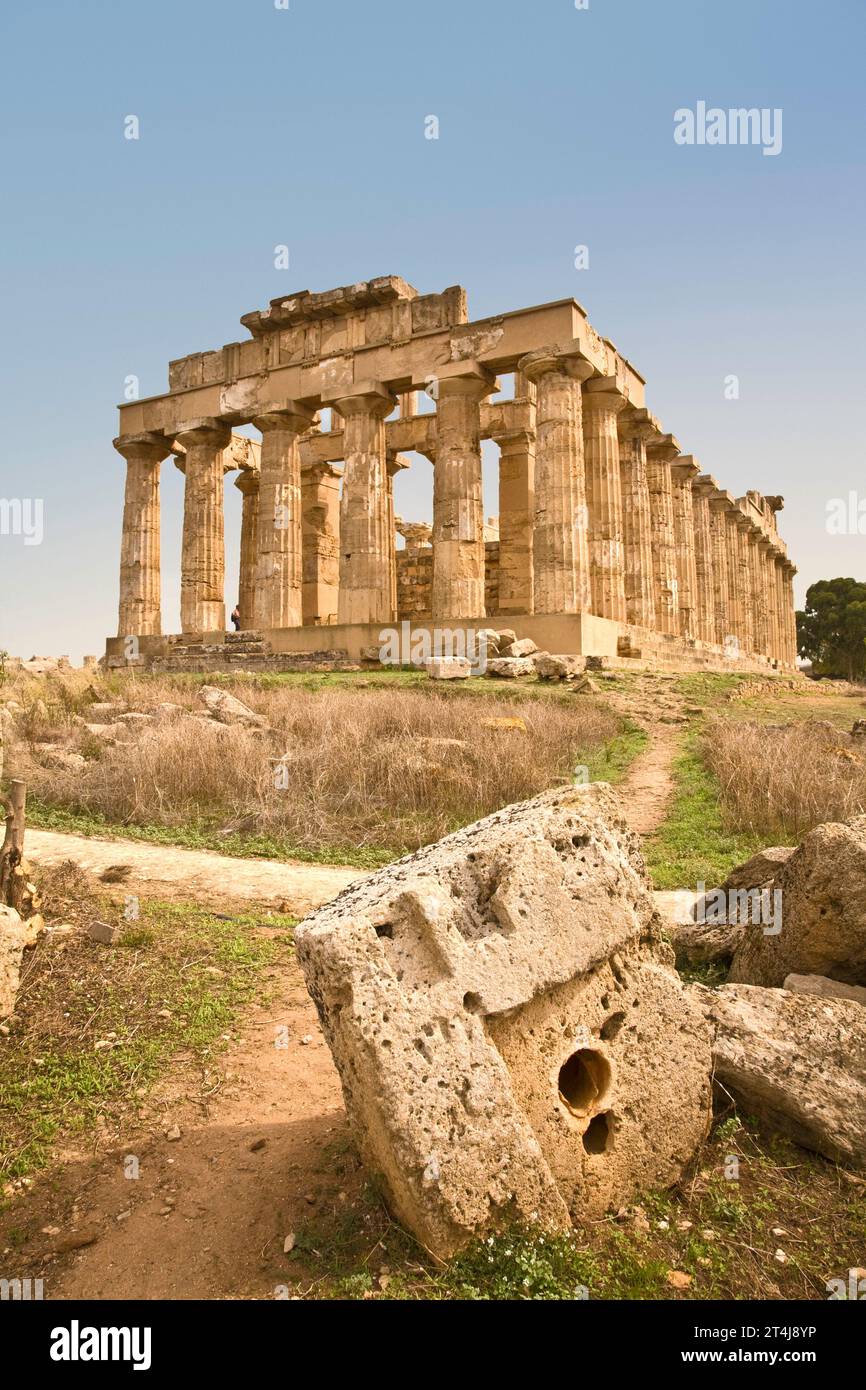 Das Tal der Tempel in Agrigento, Sizilien, Italien Stockfoto
