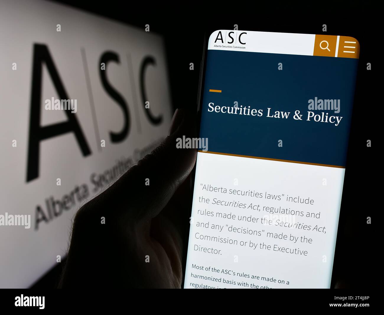Logo der alberta securities commission -Fotos und -Bildmaterial in ...