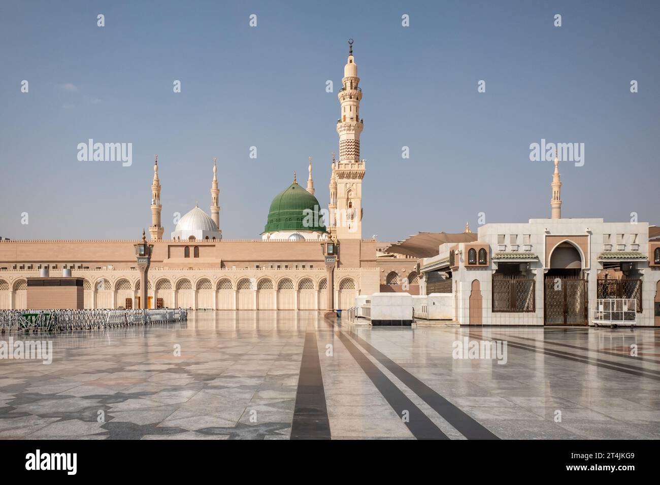 Masjid an Nabawi, Madinah, Saudi-Arabien Stockfoto