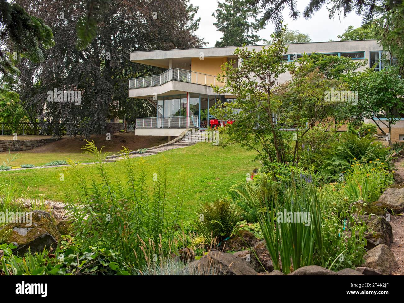 Villa Schminke (Stiftung Haus Schminke, Schminke Haus), Lobau, Loebau, Deutschland Stockfoto