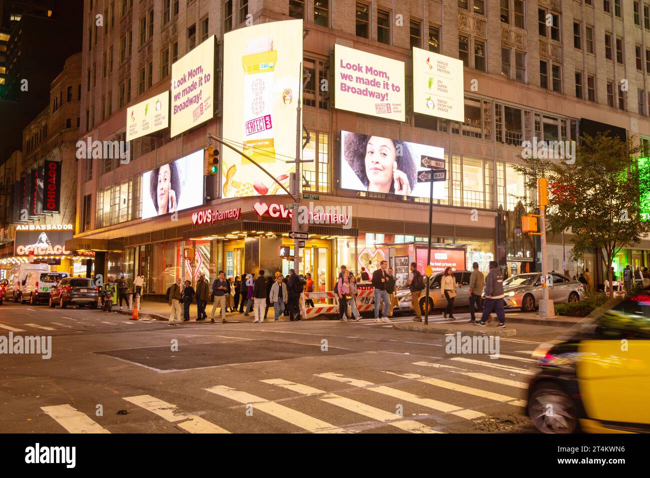 CVS Pharmacy, Times Square, New York, Vereinigte Staaten von Amerika. Stockfoto