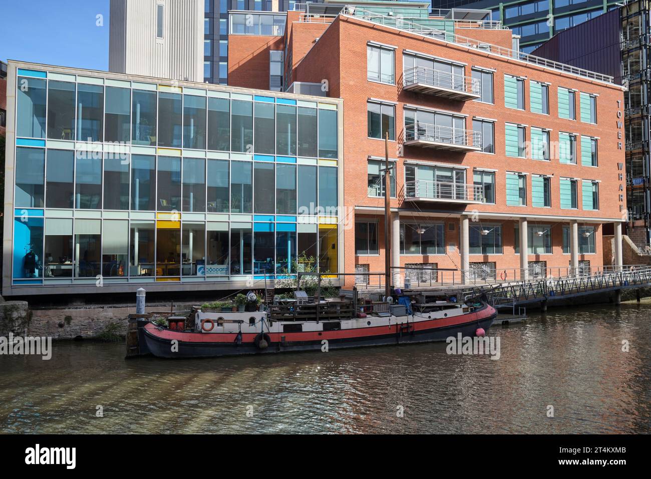 Tower Wharf Bristol England Großbritannien Stockfoto