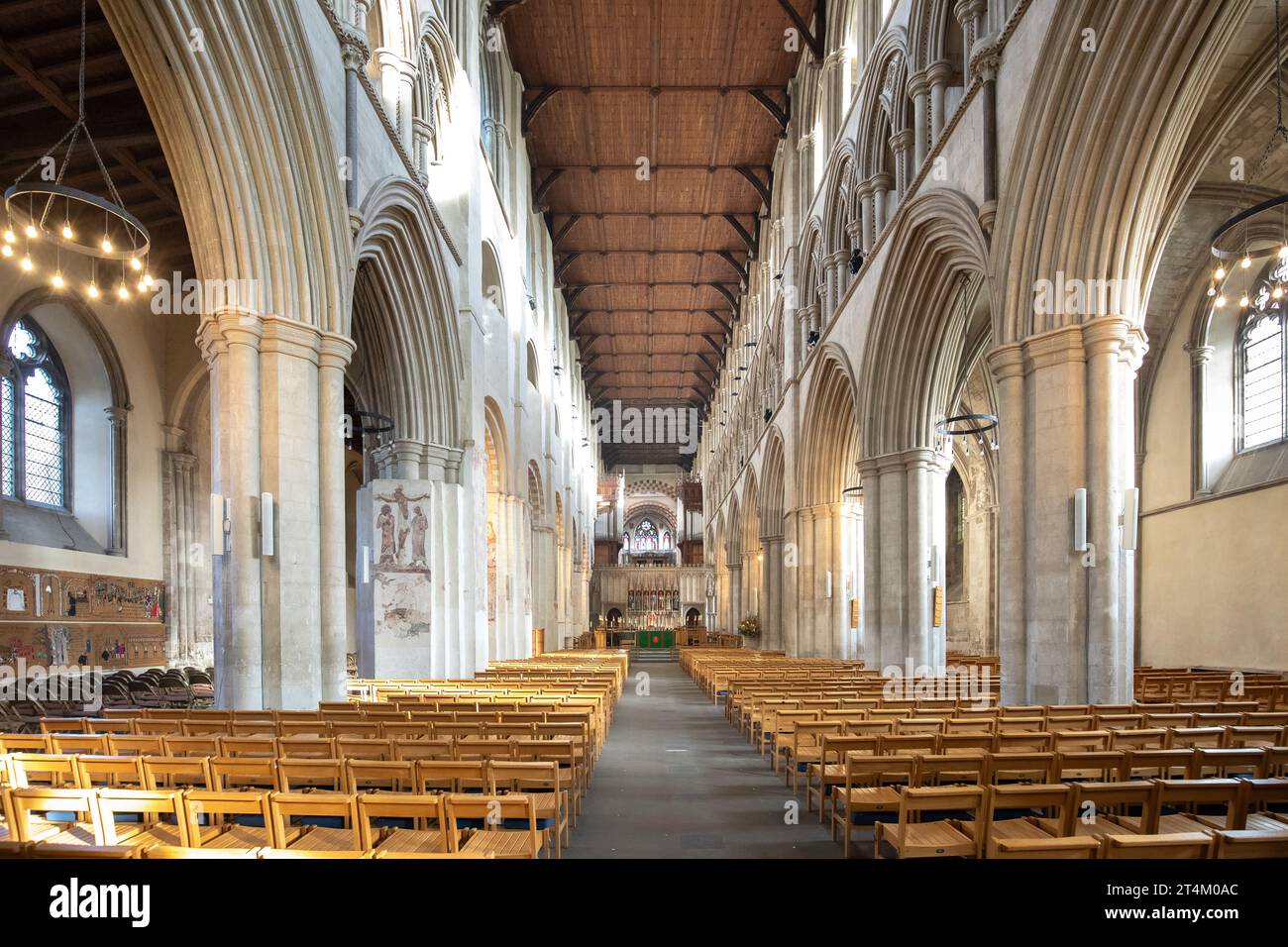 St Albans Kathedrale Stockfoto