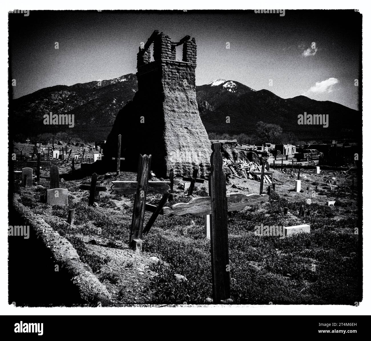 Taos, Pueblo Stockfoto
