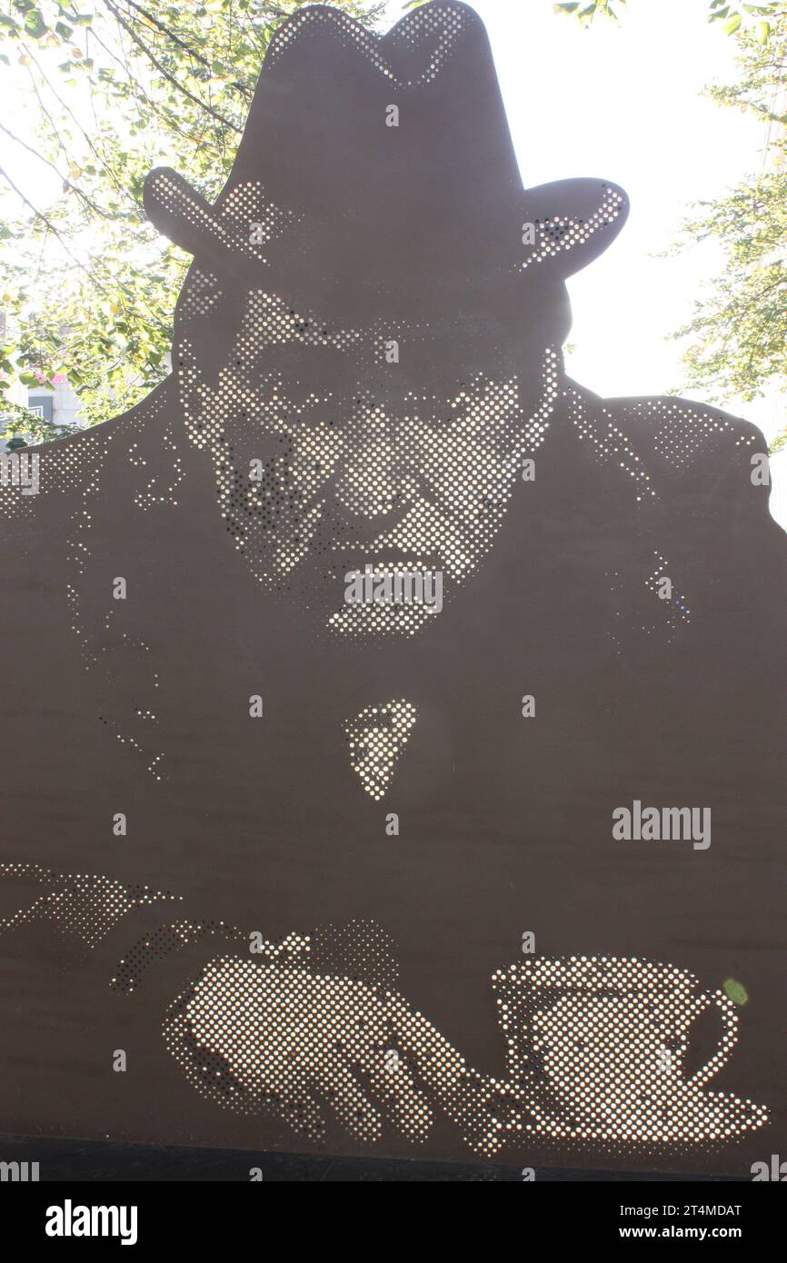 Das Tony Hancock Memorial im Zentrum von Birmingham, England, Großbritannien Stockfoto