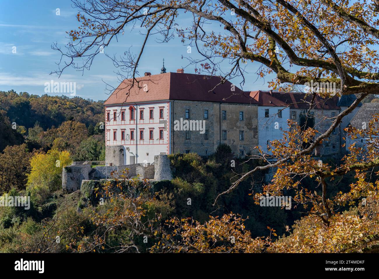 Burg Ozalj in Ozalj, Kroatien Stockfoto
