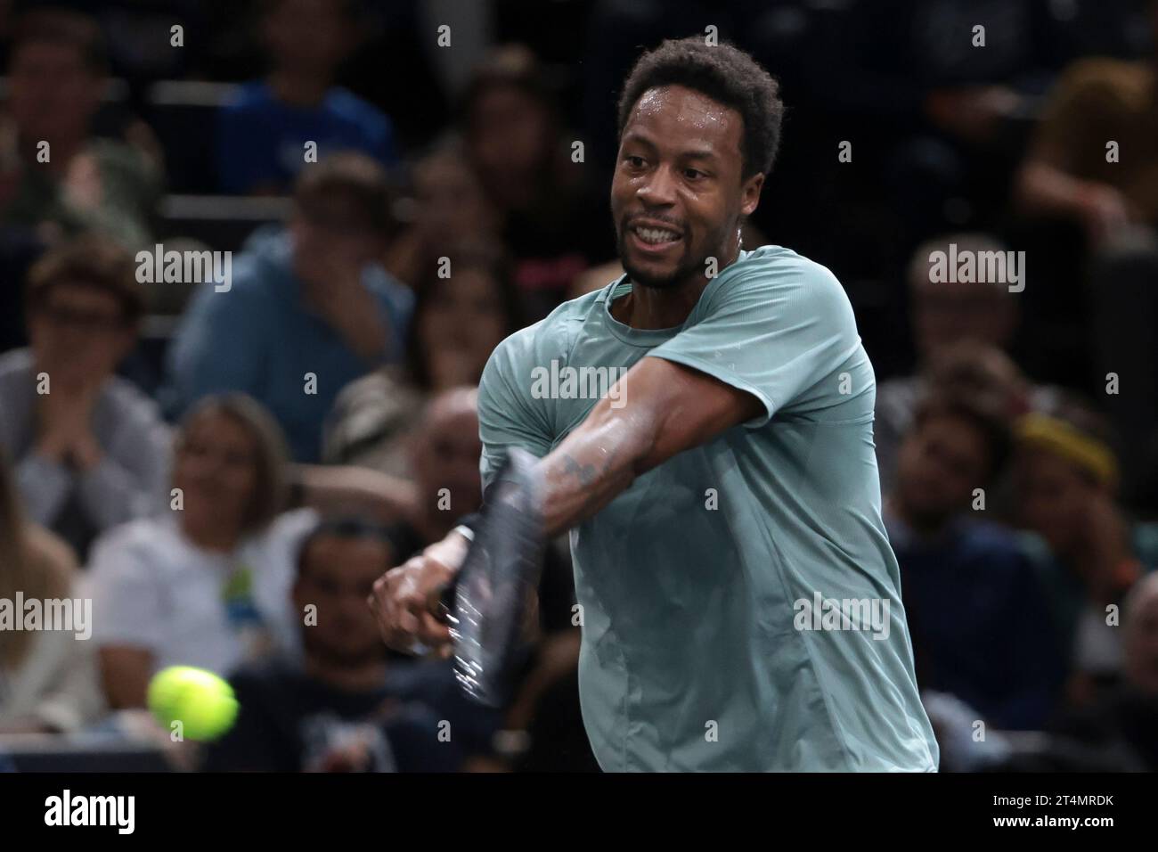 Paris, Frankreich. 31. Oktober 2023. Gael Monfils aus Frankreich am 2. Tag des Tennisturniers Rolex Paris Masters 2023, ATP Masters 1000 am 31. Oktober 2023 in der Accor Arena in Paris, Frankreich - Foto Jean Catuffe/DPPI Credit: DPPI Media/Alamy Live News Stockfoto