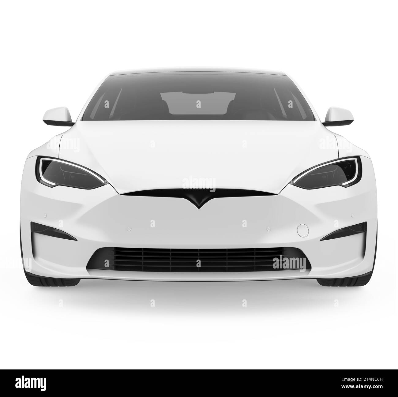 Limousine isoliert Stockfoto