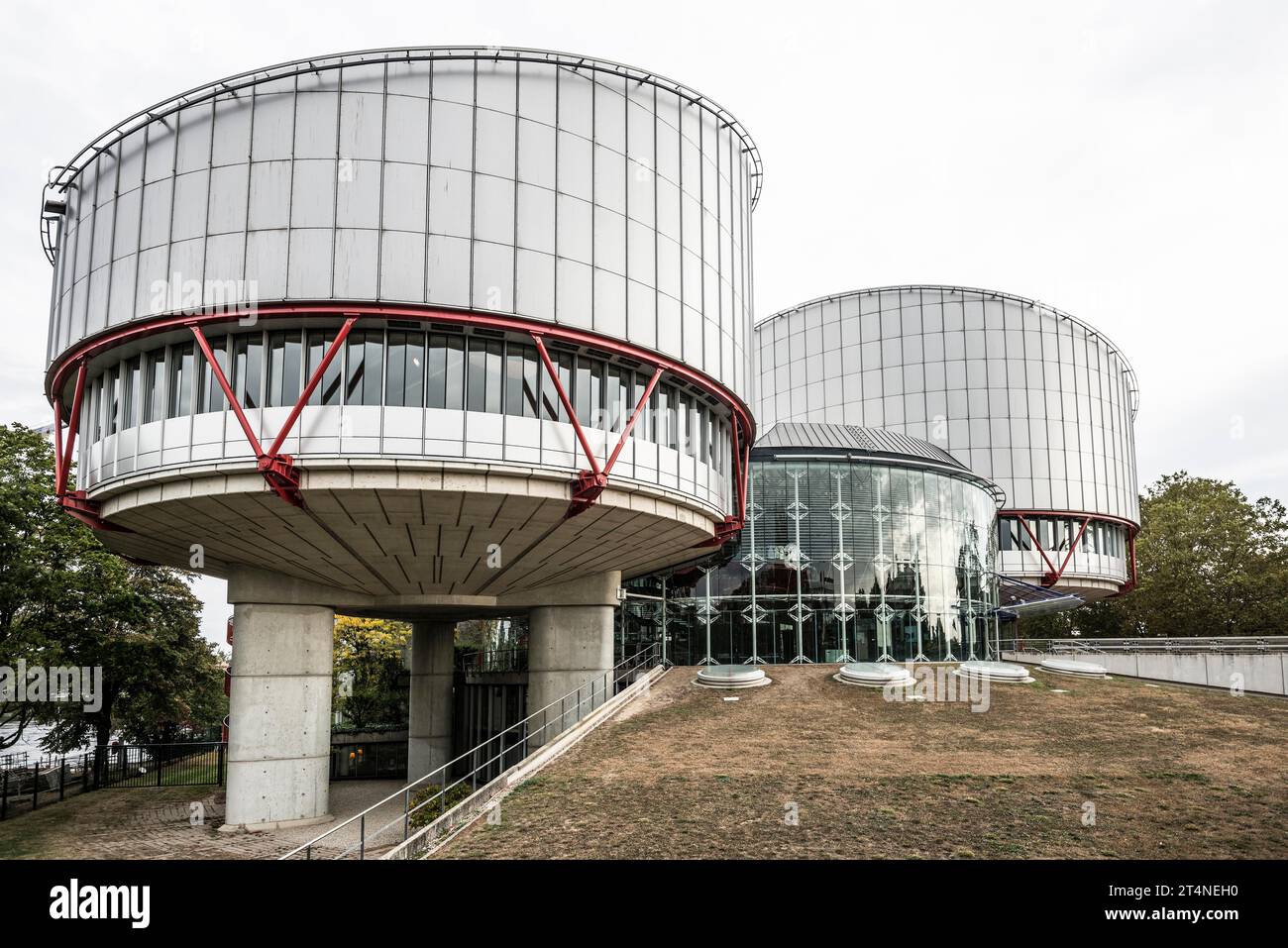 Europäischer Gerichtshof für Menschenrechte, Departement Bas-Rhin, Elsass, Frankreich Stockfoto