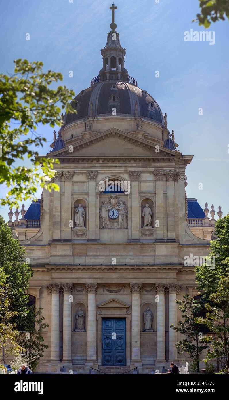 Kapelle der Sorbonne, Grab von Richelieu, 17. Jahrhundert erbaut, Place de la Sorbonne, Paris, Frankreich Grab Stockfoto